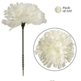 Real Touch Red Silk Carnation Picks