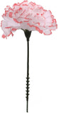 Peppermint Silk Carnation Picks