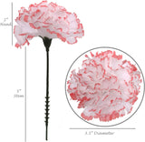 Peppermint Silk Carnation Picks