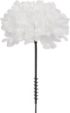 White Silk Carnation Picks