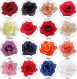 Captivating Elegance: 100 Exquisite 8" Artificial Burgundy Rose Picks – Lifelike Floral Décor for Timeless Beauty and Versatile Styling, Floral Home by Artificial Flowers