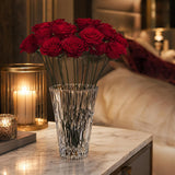 100 Pack Bulk Burgundy Silk Carnations - Artificial Carnation Flower Heads with 5" Stems & 3.5" Blooms, Real Touch Fake Carnations for Wedding Centerpieces, Bridal Bouquets & Floral Arches