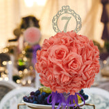 Box of 50: Peach Rose Picks, Silk Blooms, Floral Picks (8"L X 3"W), Floral Home by Artificial Flowers