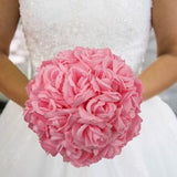 Pink Faux Rose Picks, Pack of 50 - 3" Blooms, 8" Stems