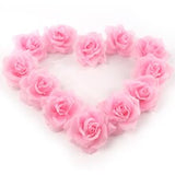 Pink Faux Rose Picks, Pack of 50 - 3