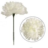 Lifelike 3.5"Diam Carnations - Perfect for DIY Weddings, Centerpieces, Parties Elevate Your Space with Stunning Silk Flowers