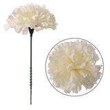 Lifelike Carnations - Perfect for DIY Bouquets, Centerpieces & Decor; Realistic Faux Blooms with Stems, Ideal for Weddings & Events, Floral Home by Artificial Flowers