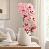 Pink Real Touch Artificial Orchid Stems – 33.5"" Faux Phalaenopsis Flowers