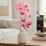Pink Real Touch Artificial Orchid Stems – 33.5"" Faux Phalaenopsis Flowers
