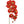 Pink Artificial Phalaenopsis Stem - 33.5" - 
    Orange