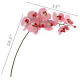 Pink Artificial Phalaenopsis Stem - 33.5"