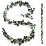 Elegant 6 Ft Variegated English Ivy Garland - Artificial Silk Greenery for Home Decor, Events & Weddings, Floral Home by Artificial Flowers