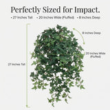 27" Faux Cascading English Ivy with 450 Leaves