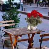 Real Touch Red Geranium Bush, UV & Water Resistant - 18"