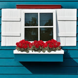 Real Touch Red Geranium Bush, UV & Water Resistant - 18"