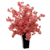 White Silk Cherry Blossom Branch Sprays - 40"