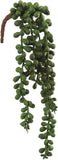 13-Inch Hanging Succulent Plant Strand with 3 Pearls - Lifelike Durable and Easy-to-Hang Decor for Indoor/Outdoor Spaces - Perfect for Home, Office, Events