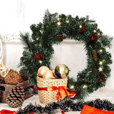 22" Pine Wreath | Pinecones & Berries Included | Lifelike Greenery | Indoor/Outdoor Use | Holiday & Christmas Décor | Perfect for Front Door, Wreaths, & Garlands