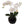 13-Inch Fuchsia Phalaenopsis Orchid Flowers in 5-Inch Round White Vase - 
    White Flower - Black Vase