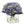 Fake Hydrangea Flowers in Glass Vase with Water Look - 
    Periwinkle
