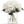 Fake Hydrangea Flowers in Glass Vase with Water Look - 
    White