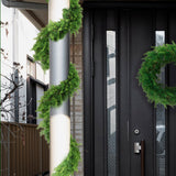 6' Juniper Garland with Green Berries & Brown Twigs