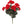 Artificial Geranium Bush - 18" - 
    Red