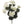 Artificial Geranium Bush - 18" - 
    White