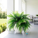 28" Boston Fern Plant with 25 Silk Fronds