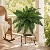 28" Boston Fern Plant with 25 Silk Fronds