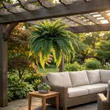 34" Premium Artificial Boston Fern – 49 Lush Fronds for Home & Office Indoor Décor – No Maintenance