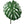 Artificial Split Philo Leaf - 45" - 
    Green