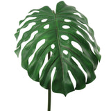 45" Artificial Split Philo Leaf – Lifelike Tropical Foliage for Home Decor, Realistic Faux Plant, Easy Maintenance Greenery Accent Pack of 2, Floral Home by Artificial Flowers