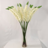 47" Artificial Foxtail Spray Cream - Elegant Faux Floral Decor, Lifelike Creamy Blooms for Home, Office, and Event Arrangements Pack of 3, Floral Home by Artificial Flowers