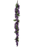 60" Artificial Purple Wisteria Garland - Lifelike Hanging Vine Decor for Weddings, Parties, and Home Decoration Pack of 3, Floral Home by Artificial Flowers