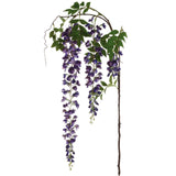 69" Artificial Purple Wisteria Spray - Lifelike Silk Flower for Home Decor, Weddings & Events Pack of 2, Floral Home by Artificial Flowers