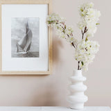 36" White Cherry Blossom Spray, 36-Inch, with Silk Flowers Pack of 2, Floral Home by Artificial Flowers