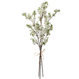 45" White Cherry Blossom Spray, 45-Inch, Silk Flowers & Foliage, Spring Decor, Tree Branches Pack of 2, Floral Home by Artificial Flowers