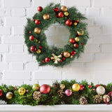 Floral Home by Artificial Flowers Christmas Wreath 24" Northern Spruce Pine