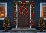 Artificial Christmas Wreath 30" Green Evergreen Pine, UV-Resistant, 1 Pack