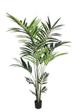 6' Artificial Kentia Palm Trees with 191 Leaves in Pot - Realistic Indoor Greenery for Home & Office Decor Pack of 2, Floral Home by Artificial Flowers