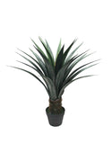 31.5" Artificial Agave Plant with 30 Leaves in Pot - Lifelike Indoor Greenery for Home & Office Decor, Floral Home by Artificial Flowers