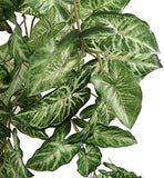 Fake Nepthytis Ivy Bush with 185 Silk Leaves, Set of 2 - 38"