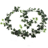 Artificial 6ft Mini English Ivy Garland - Lifelike Faux Greenery Decor, Indoor Outdoor Use, UV Resistant, Home & Wedding Decoration