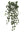 Faux Hanging English Ivy Bush with 204 Silk Leaves- 19" - 
    Green and White