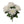 Rose Bushes with 7 Silk Blooms - 20" - 
    White