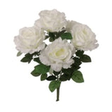 Rose Bush w/ 7 Silk Blooms 20