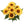 Yellow Artificial Sunflower Bush - 
    Yellow