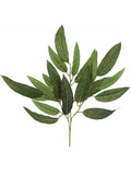 Lush Set of 48 - 21" Exquisite Mango Leaf Spray - Lifelike Artificial Foliage for Home Décor and Crafts - Ideal Mango Leaves
