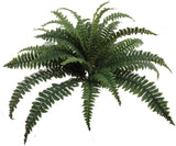 Artificial Boston Fern 2-Pack – 34" Wide, 30 Fronds Each | UV Resistant Faux Ferns for Porch Planters & Indoor Greenery